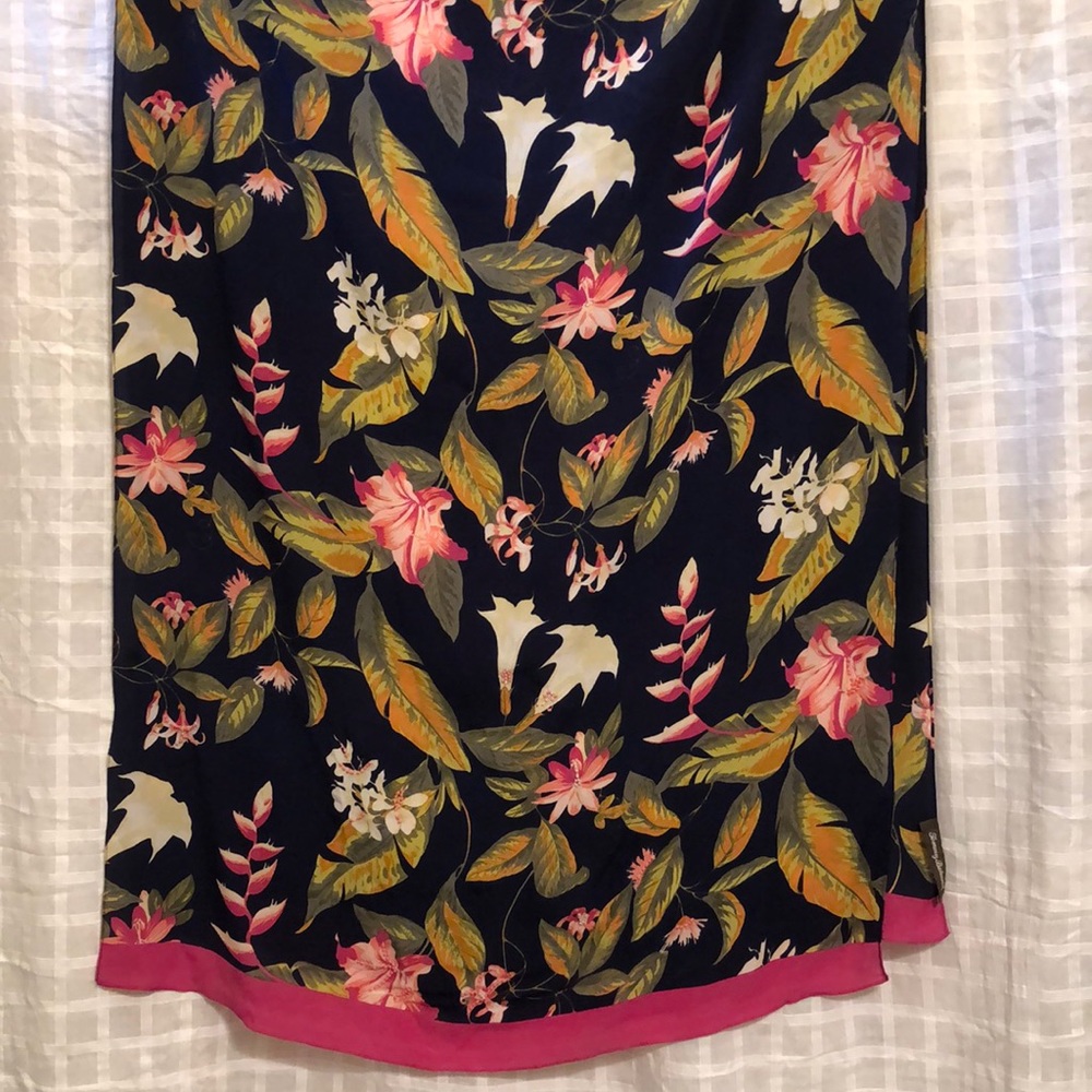 Tommy Bahama silk scarf with beading